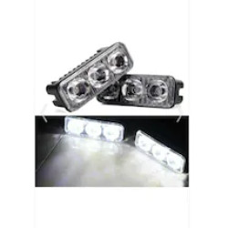 3 LEDLİ KARE LAMBA BEYAZ 10V-80V 1 ADET 3 LEDLİ KARE LAMBA BEYAZ 10V-80V 1 ADET