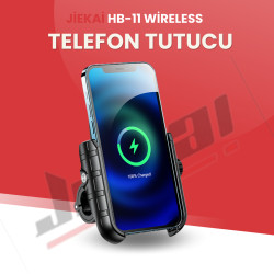 JİEKAİ HB-11 TİTREŞİM MODÜLLÜ TELEFON TUTUCU AYNA VE GİDON BAĞLANTILI